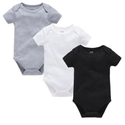 1/3 High Quality Baby Romper Boys Clothing Muslin Blank Bodysuit Girls Pink Plain Colors Jumpsuit One Piece Infant Product 0-24M