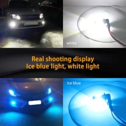 2Pcs Canbus white H8 H11 LED Fog Light Bulb Car DRL Lamp for Audi A3 8P 8V A4 B6 B8 B5 A6 C6 C5 80 B7 A5 100 A7 A8 Q5 Q7 TT S6