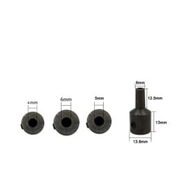 Micro Motor Drill Chuck JT0 with Key 4mm 5mm 6mm 8mm Adapter Rod Mini Cartridge Taper Mounted Mandrino Shaft Sleeve
