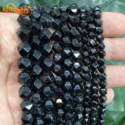 Natural Stone Faceted Turquoise Tiger Eye Stone Jaspers Quartz Agates Loose Spacers Beads for Jewelry Making 14" Inch 6/8/10mm