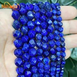 Natural Stone Faceted Turquoise Tiger Eye Stone Jaspers Quartz Agates Loose Spacers Beads for Jewelry Making 14" Inch 6/8/10mm