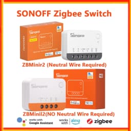 SONOFF ZBMinir2 ZBMinil2 Extreme Zigbee Mini Smart Switch (NO) Neutral Wire Required Smart Home Detach Relay Control Via EWelink
