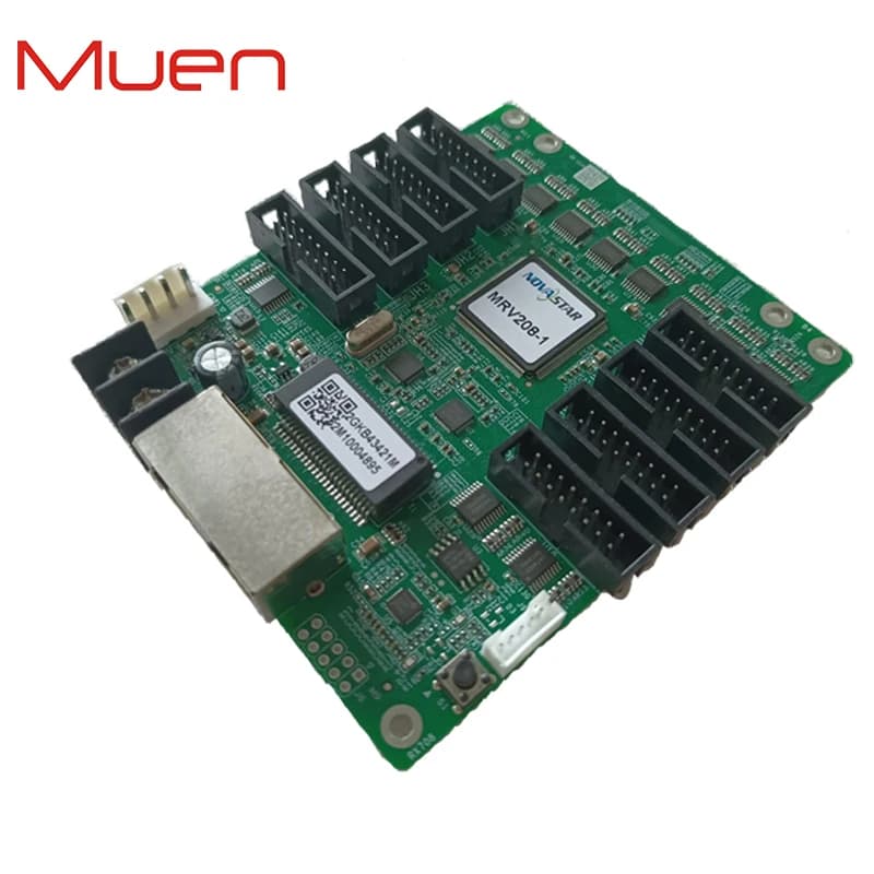 Free Shipping Novastar MRV208-N Full Color LED Video Screen Receiving Card 16Pin 8 Ports Interface 256x256 Pixels For Led Module