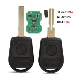 jingyuqin Remote Car Key 315/433 Mhz ID44 Chip For BMW Z3 E31 E32 E34 E36 E38 E39 E46 Control Key HU92 HU58 BLADE