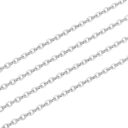 5meters Stainless Steel Link Chains Bulk Lot Dia 1mm 1.5mm 2mm 2.5mm Necklace Bracelet Chains for Diy Jewelry Making Supplies