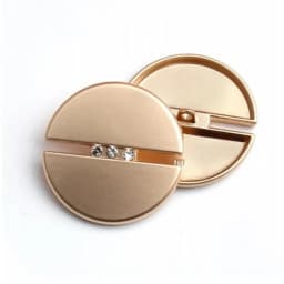 10pcs Fashion Diamond Metal Button 20mm/23mm/25mm Round Buttons Suit Cashmere Coat DIY Sewing Decoration Buckle