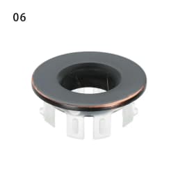 Bathroom Sink Overflow Covers Trim Ring Cap Round Ring Basin Insert Replacement Useful Sink Hole Cover Tub Drain Stopper