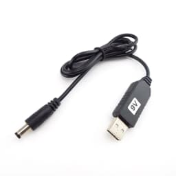 USB 5V to DC 5V 9V 12V 5.5mm 3.5mm Power Boost Line Step Up Module USB Connector Converter Power Adapter Cable 2.1x5.5mm Plug
