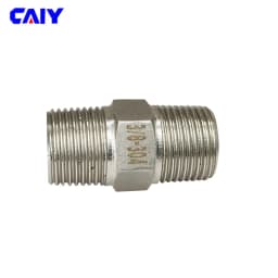 1/8" 1/4" 3/8" 1/2" 3/4" BSP Thread 304 Stainless Hex Steel Pipe Fitting Head Male Fittings Water oil Air Connector