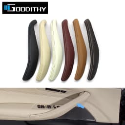 Car Interior Left Right Passenger Door Front Rear Pull Handle Leather Outer Cover For BMW 5 Series G30 G31 M5 F90 2017-2023