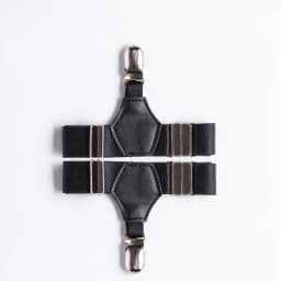 1 Pair Black Sock Garters for Women Girl JK Japanese Style Adjustable Elastic Non-Slip Sock Garter Holder Belt Leg Suspenders