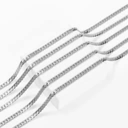 HIYEE Fashion Classic 3-8MM Figaro Chain Stainless Steel Non-Fading Waterproof Necklace For Men's And Women's Parties