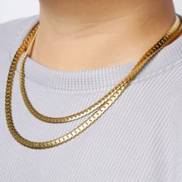 HIYEE Fashion Classic 3-8MM Figaro Chain Stainless Steel Non-Fading Waterproof Necklace For Men's And Women's Parties