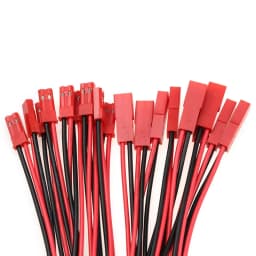 20pcs Male&Female Connector JST Plug Cable DIY 2 Pin Connectors Terminals