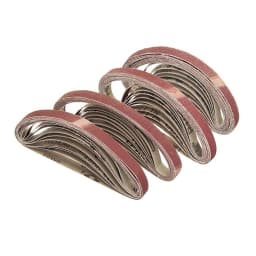 10 pcs/set 330*10mm 40-400 Grits Abrasive Sanding Belts Sander Grinding Polishing Tools For Wood Soft Metal Polishing