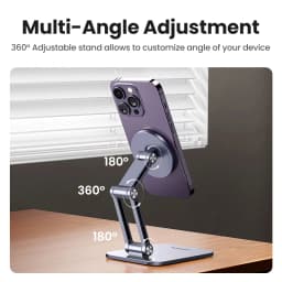 【New】UGREEN Magnetic Phone Holder Aluminum Cell Phone Stand For Magsafe iPhone 16 15 14 Pro Xiaomi Samsung Mobile Phone Holder