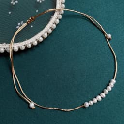 Real Natural Freshwater Pearl Necklace for Women Girls Small Potao Pearl Charm Smile Pendulum Choker Collar Wedding Jewelry Boho