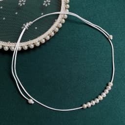 Real Natural Freshwater Pearl Necklace for Women Girls Small Potao Pearl Charm Smile Pendulum Choker Collar Wedding Jewelry Boho