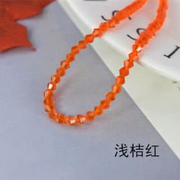 Rondell Austria Faceted Crystal Beads Round Glass Beads Loose Spacer Beads for Jewelry Making DIY