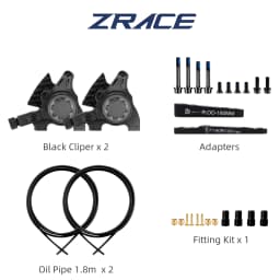 ZRACE M1 XG Flat Mount Brake for Flat Bar Gravel / BMX Raceing,Full CNC Lightweight, Front and Rear Flat Handler Bar Gravel