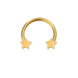 1pc Star Heart Flower CZ Septum Pierc Nose Ring Cartilage Tragus Helix Lip BCR Circular Hoop Piercing Jewelry 16G Free Shipping