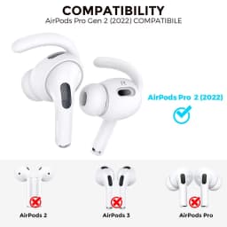 Ear Pads For Airpods Pro2 Wireless Bluetooth For iphone Earphones Cushions Silicone Ear Caps Case Earpads Eartips 2pcs/pair