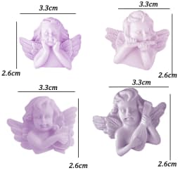 Angel Shaped Silicone Resin Mold DIY Clay UV Epoxy Resin Mold Pendant Jewelry Tool Mold 7 Pendant Silicone