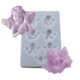 Angel Shaped Silicone Resin Mold DIY Clay UV Epoxy Resin Mold Pendant Jewelry Tool Mold 7 Pendant Silicone