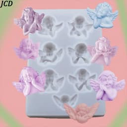 Angel Shaped Silicone Resin Mold DIY Clay UV Epoxy Resin Mold Pendant Jewelry Tool Mold 7 Pendant Silicone