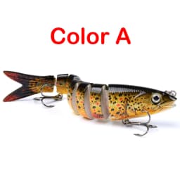 1PCS Multi Jointed Swimbait 13.5cm 19g Sinking Wobbler Fishing Lure Artificial Hard Bait Crankbait Bass Pike Fishing Tackle