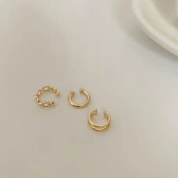 Fashion Simple Design Gold Color Clip Earrings for Women Non-Piercing Puck Rock Fake Cartilage Ear Cuff 2022 Trendy Jewerly