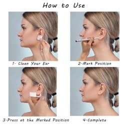1PC Sterlised Disposable Ear Piercing Unit Cartilage Tragus Helix Piercing Gun NO PAIN Piercer Device Tool Machine With Ear Stud