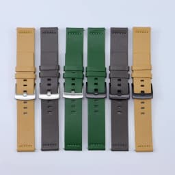 20mm 22mm Leather Band for Samsung Galaxy Watch 7 6 5 4 5Pro 6Classic 18mm 24mm High Quality Strap for Huawei Watch GT5 Pro 46mm