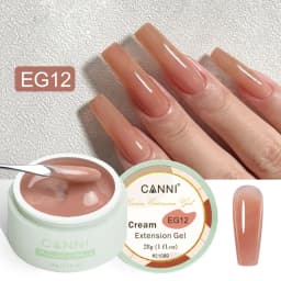 CANNI Cream Extension Gel Venalisa Jelly Gel Milky White UV Construction Gel Soak Off Self Leveling Builder Nail Gel Polish