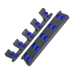 Booms Fishing WV4 Fishing Rod Holders Vertical Wall Rod Rack Store Up to 10 Rods For Fishing Pole Holder Storage Tools 4 Colors