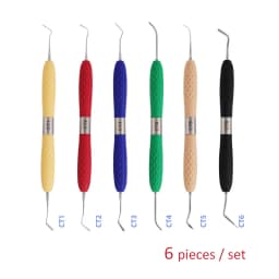 Dental Resin Spatulas Resin Filler Aesthetic Restoration Kit Silicone Handle For LM Resin Knife Plastic Dresser Dentistry Tool