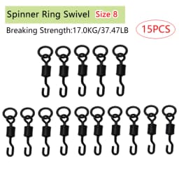Spinner Swivel for Ronnie Rig Carp Fishing Accessories for Carp Rig Micro Hook Swivel Hook Sleeve Tackle Quick Change Swivel
