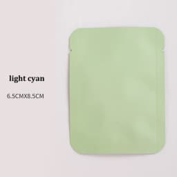 100Pcs 65x85mm Open Top Aluminum Foil Packaging Bag Heat Sealable Herbal Coffee Snack Nut Tea Candy Powder Gifts Storage Pouches