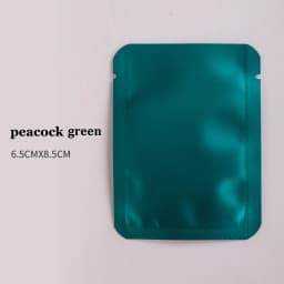 100Pcs 65x85mm Open Top Aluminum Foil Packaging Bag Heat Sealable Herbal Coffee Snack Nut Tea Candy Powder Gifts Storage Pouches
