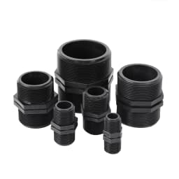 1/2"3/4" 1" 1.5" 2" 2.5 Inch BSP Male Thread Hex Nipple Union PVC Pipe Fitting Coupler Adapter Water Connector Equal Dia Joints