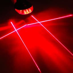 Bicycle Red Tail Light Mountain Bike Night Riding Laser Light Flashing Rear Light Riding Warning Flashing Light Cycling Parts