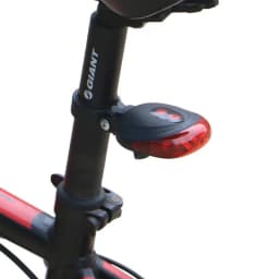 Bicycle Red Tail Light Mountain Bike Night Riding Laser Light Flashing Rear Light Riding Warning Flashing Light Cycling Parts