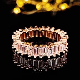 Fashion Brand Eternity Ring 925 Sterling silver Moissanite cz Engagement Wedding Band Rings for women Men Finger Party Jewelry