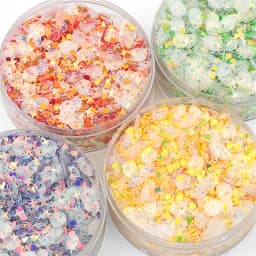 20g Sequin Glitter 3-6mm Mix Star Heart Dot Colorful Loose Sequins for DIY Shaker Card Nail Art Scrapbook Decor Makeup Confetti