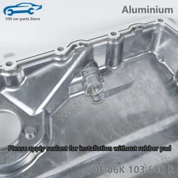 06K103600R All Aluminum Alloy Improved Oil Tray Waste Oil Pan For Audi A1 A3 Q2 TT VW Golf MK7 GTI Sharan Tiguan 06K 103 600 R