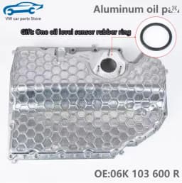 06K103600R All Aluminum Alloy Improved Oil Tray Waste Oil Pan For Audi A1 A3 Q2 TT VW Golf MK7 GTI Sharan Tiguan 06K 103 600 R