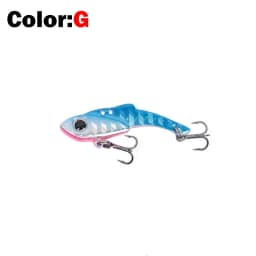 OUTKIT VIB Spoon Fishing Lure 3.5/5g Metal Spinner Fishing Bait Crankbait Bass Artificial Hard Baits Cicada VIB Fishing Tackle