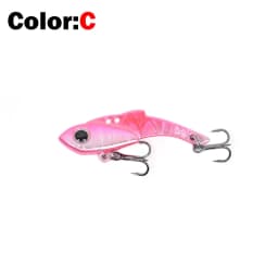 OUTKIT VIB Spoon Fishing Lure 3.5/5g Metal Spinner Fishing Bait Crankbait Bass Artificial Hard Baits Cicada VIB Fishing Tackle
