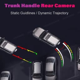 Car Trunk Handle Camera for Audi A3 MQB 8V Sedan 2013 2014 2015 2016 2017 2018 2019 HD CCD Night Vision Backup Rear View Camera