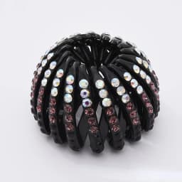 Fashion Crystal Rhinestone Hairpin Bun Hair Claw Clips Horsetail Buckle Hair Clip Bird Nest Expanding Hair Accessories for Women